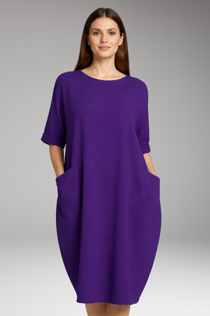 Women's Short Sleeve Round Neck Dress