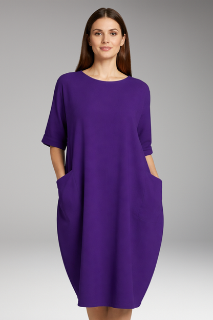 Women's Short Sleeve Round Neck Dress