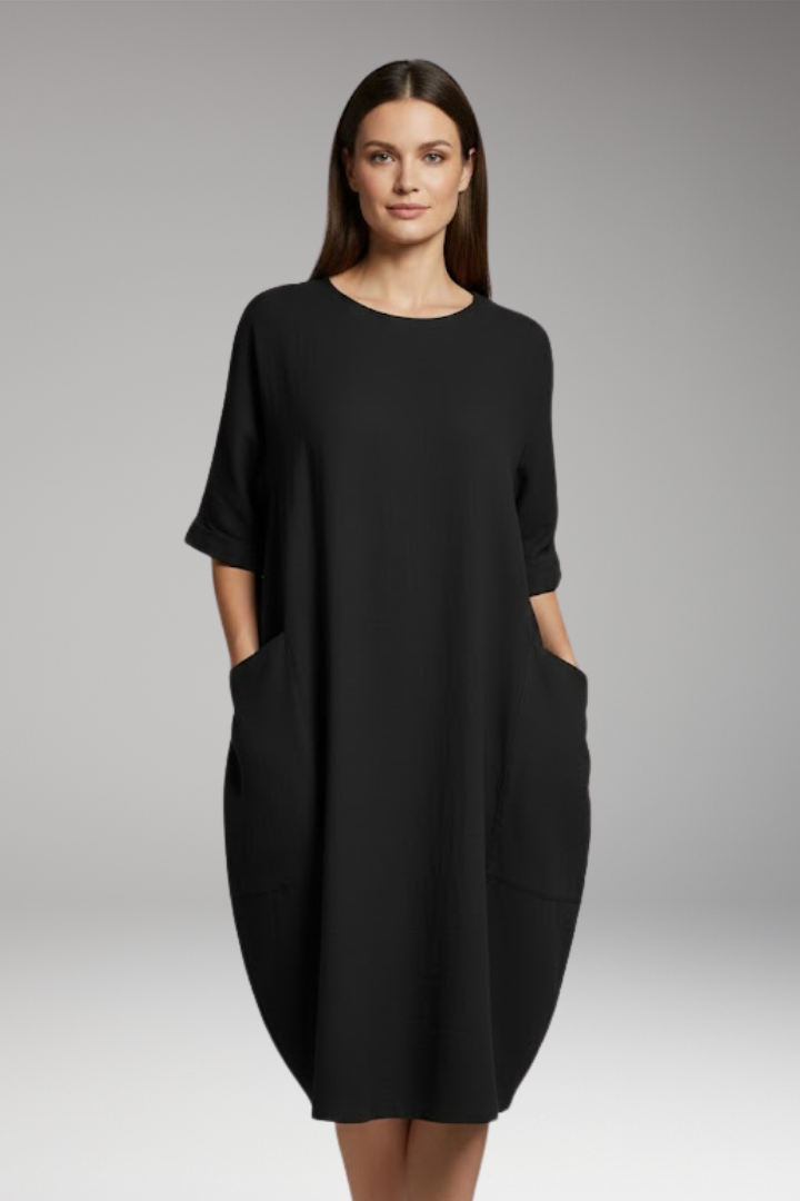 Women's Short Sleeve Round Neck Dress