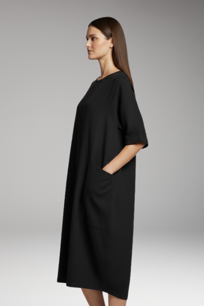 Women's Short Sleeve Round Neck Dress