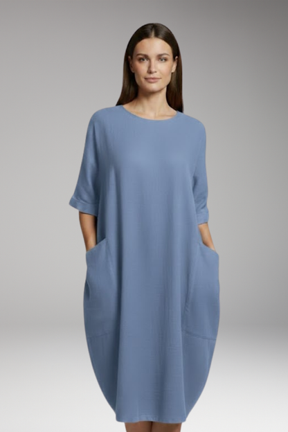Women's Short Sleeve Round Neck Dress