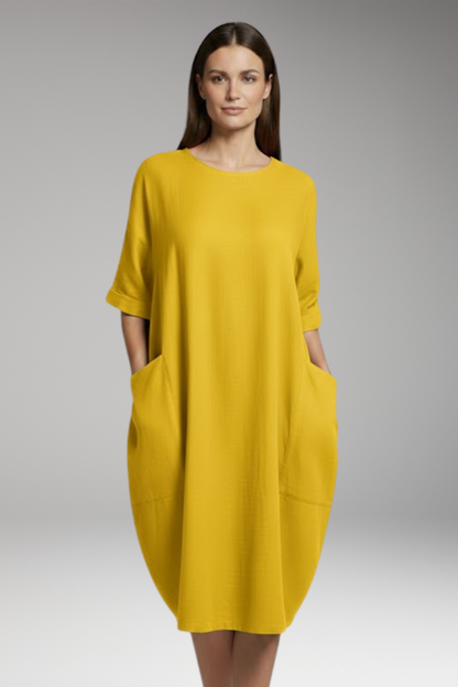 Women's Short Sleeve Round Neck Dress