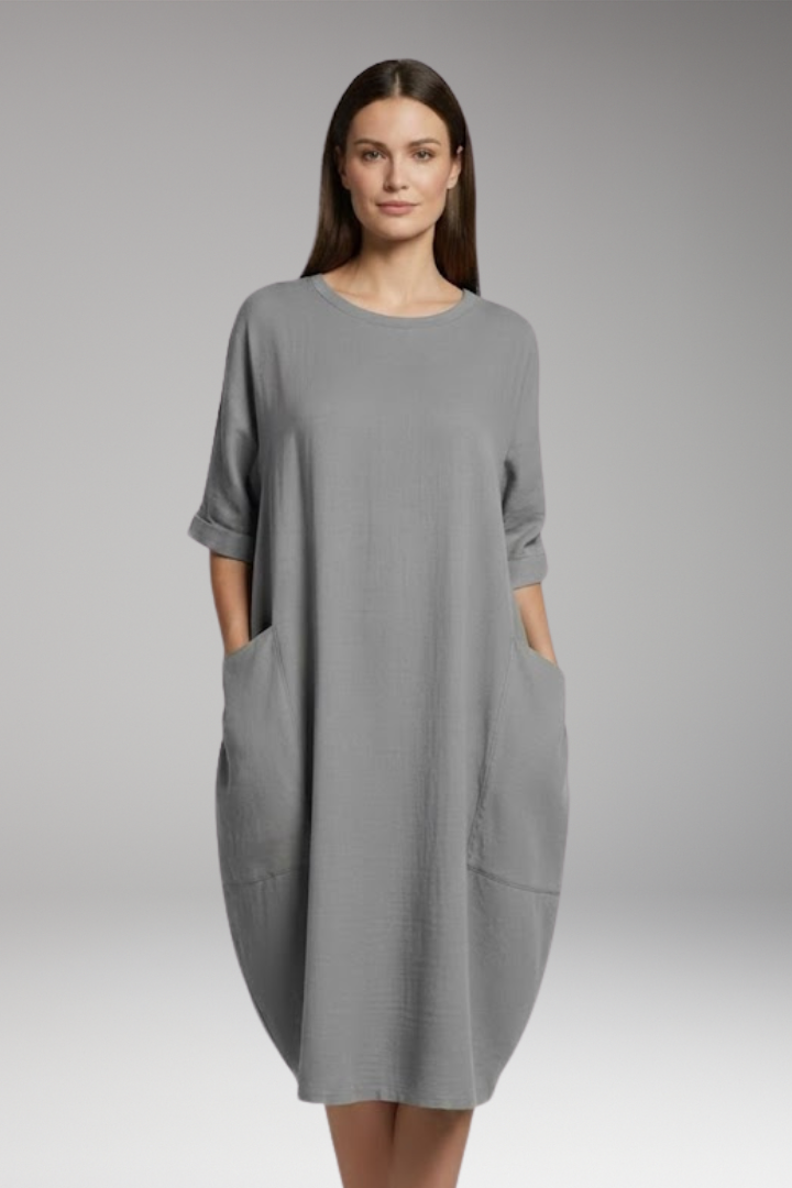 Women's Short Sleeve Round Neck Dress