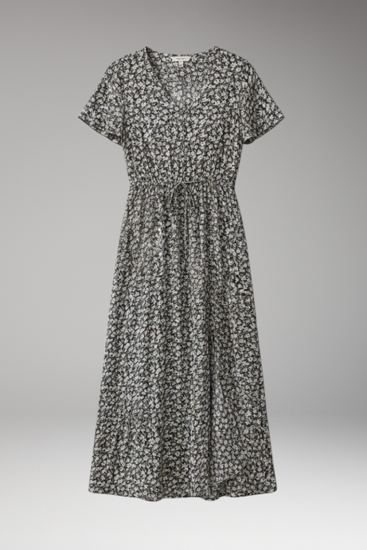 Women's Floral Maxi Dress Flowing Silhouette - 
Fashinoza