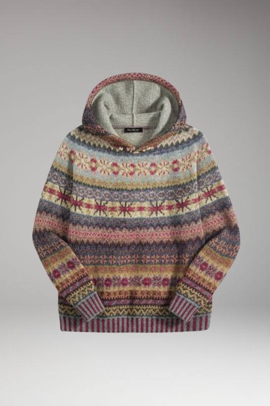Women's Long Sleeve Hooded Sweatshirt - 
Fashinoza