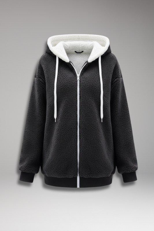 Women's Zip Up Hoodie Adjustable - 
Fashinoza