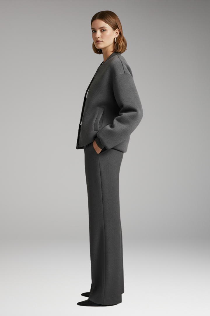Women's Zip Front Jacket With Side Pockets