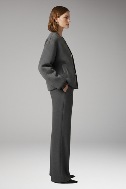 Women's Zip Front Jacket With Side Pockets