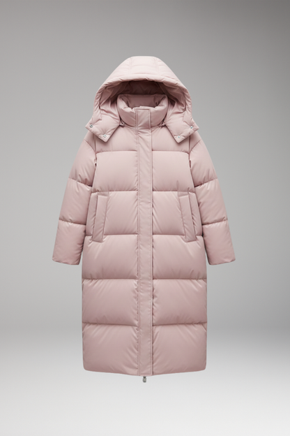 Women's Full Zip Jacket With Fixed Hood - 
Fashinoza