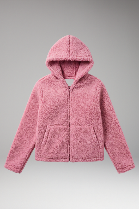 Women's Hooded Jacket Long Sleeves - 
Fashinoza