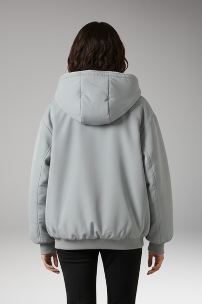 Women's Hooded Jacket Zip Closure