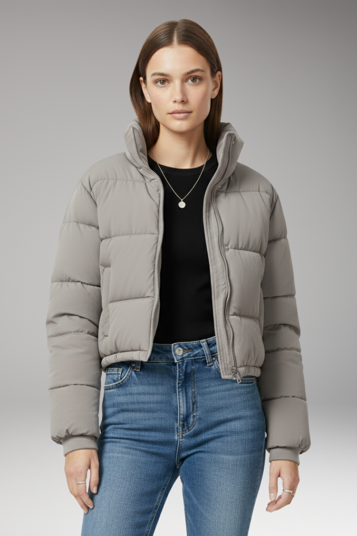 Women's Quilted Zip Jacket