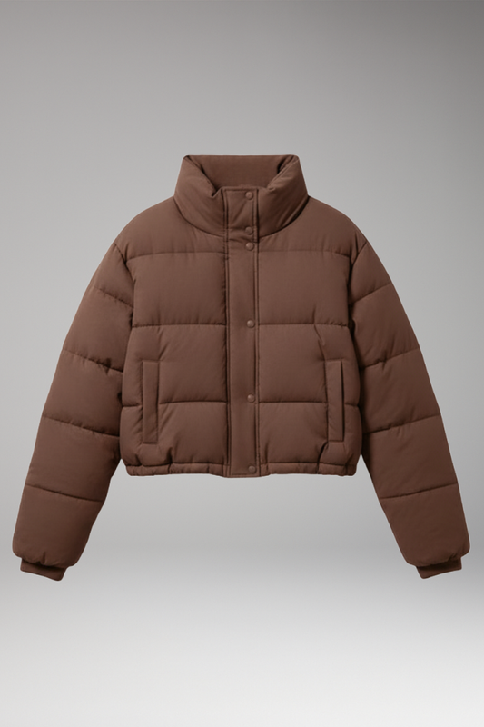 Women's Quilted Zip Jacket - 
Fashinoza