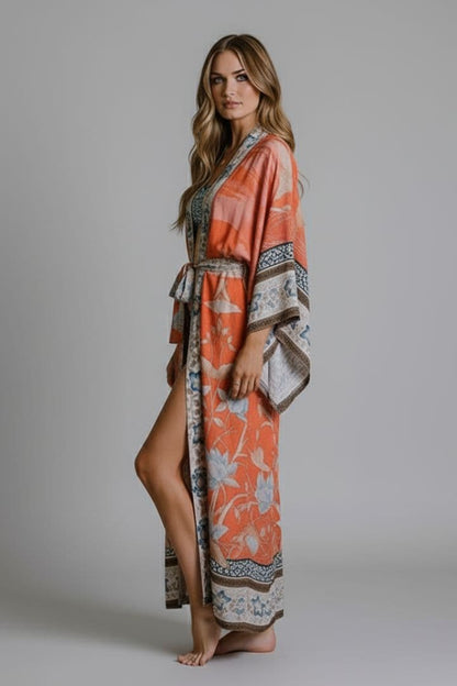 Women's Open Front Kimono Wide Sleeves