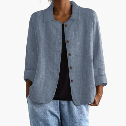 Women's Long Sleeve Straight Fit Shirt