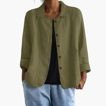 Women's Long Sleeve Straight Fit Shirt