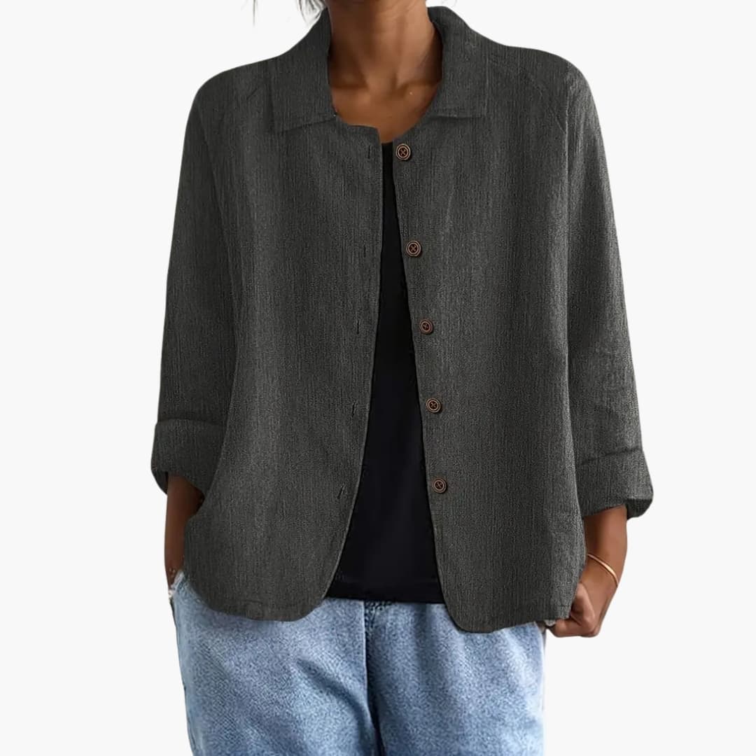 Women's Long Sleeve Straight Fit Shirt