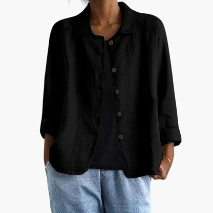 Women's Long Sleeve Straight Fit Shirt