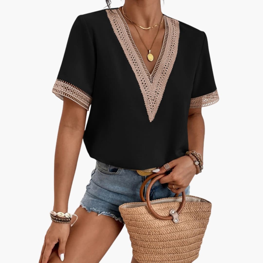 Women's Short Sleeve T-Shirt Loose Fit Plain