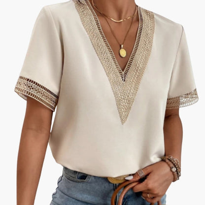 Women's Short Sleeve T-Shirt Loose Fit Plain
