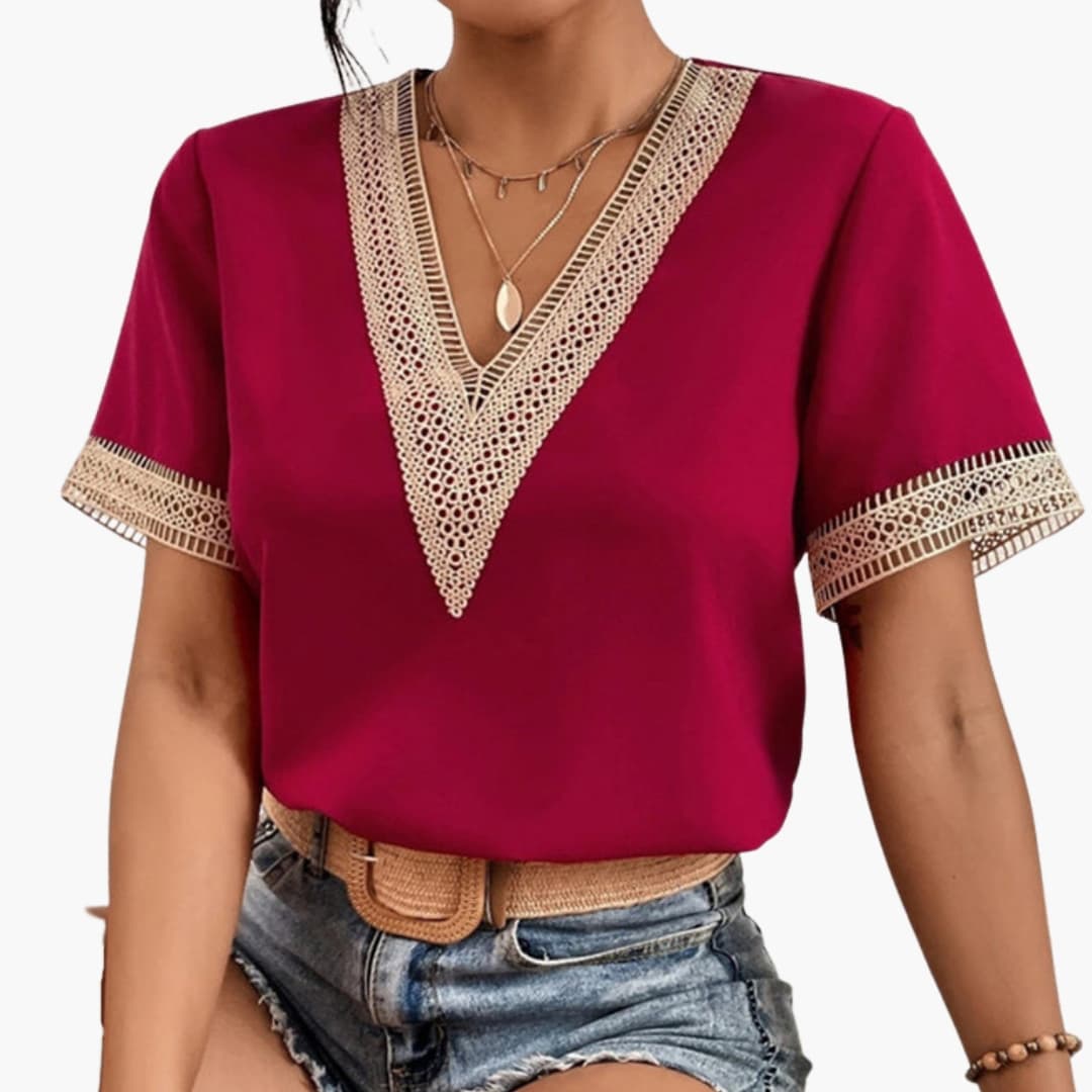 Women's Short Sleeve T-Shirt Loose Fit Plain