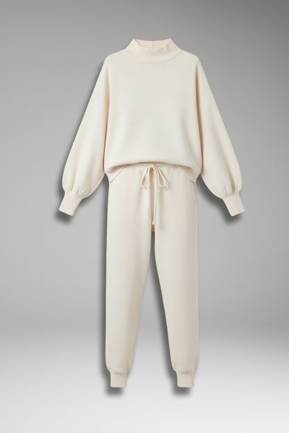 Women's Lounge Pants Set Elastic Waistband - 
Fashinoza
