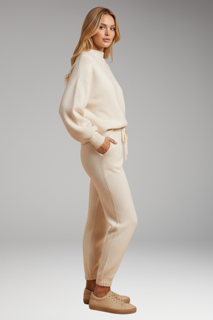 Women's Lounge Pants Set Elastic Waistband