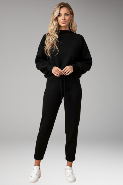 Women's Lounge Pants Set Elastic Waistband