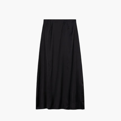 Women's High Waist Maxi Skirt Satin - Fashinoza