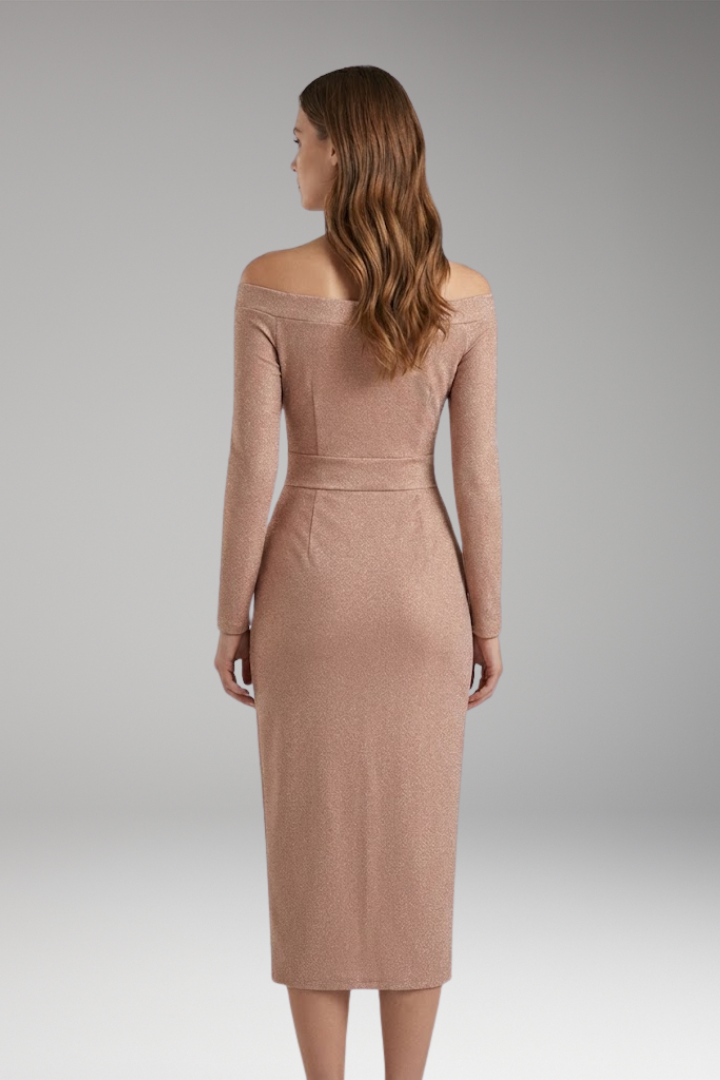 Women's Long Sleeve Off Shoulder Dress