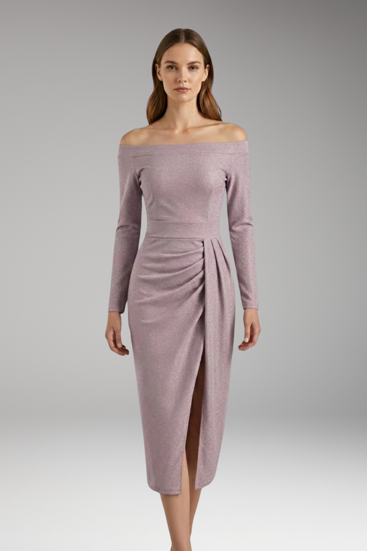 Women's Long Sleeve Off Shoulder Dress