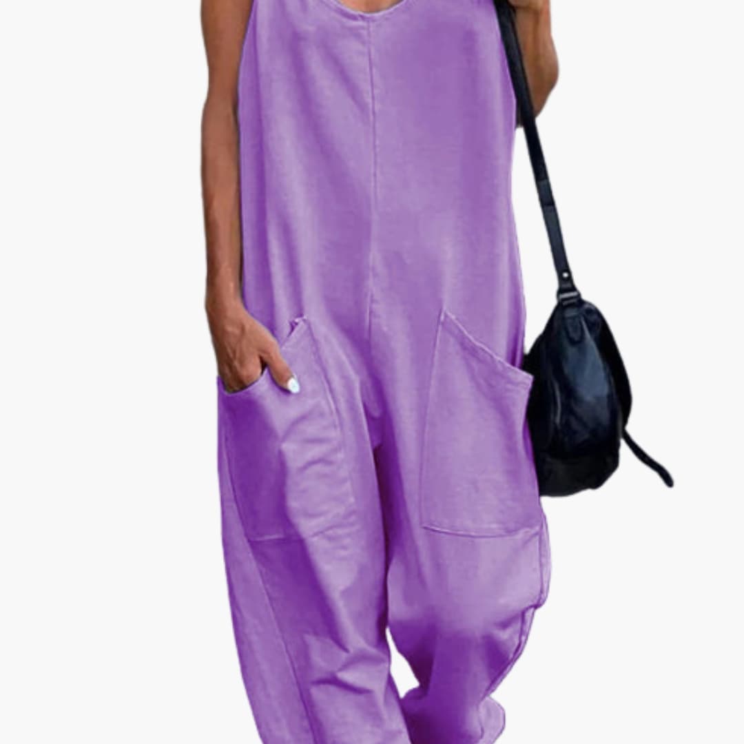 Women's Adjustable Overall Cotton Front Pockets