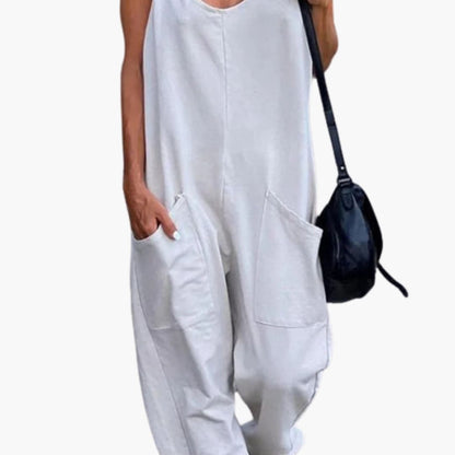 Women's Adjustable Overall Cotton Front Pockets