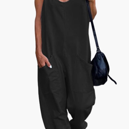 Women's Adjustable Overall Cotton Front Pockets