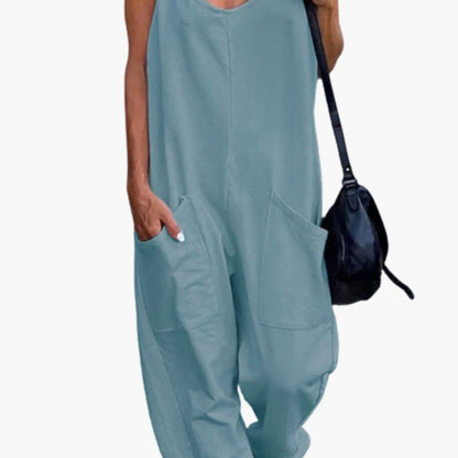 Women's Adjustable Overall Cotton Front Pockets