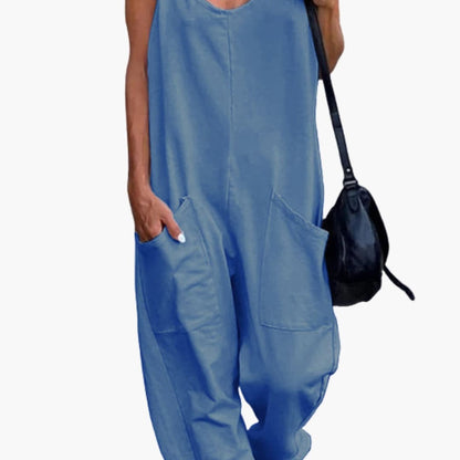 Women's Adjustable Overall Cotton Front Pockets