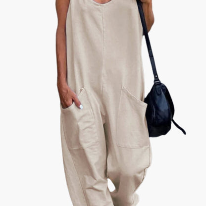 Women's Adjustable Overall Cotton Front Pockets
