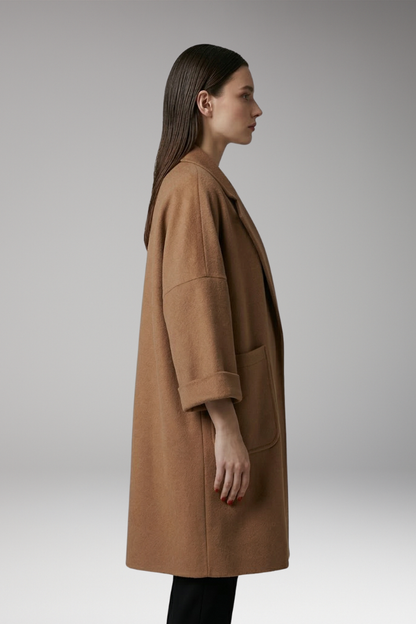 Women's Oversized Trench Coat Lapel Collar