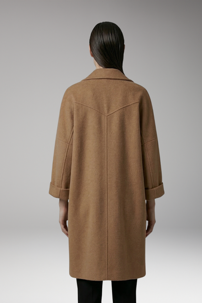Women's Oversized Trench Coat Lapel Collar
