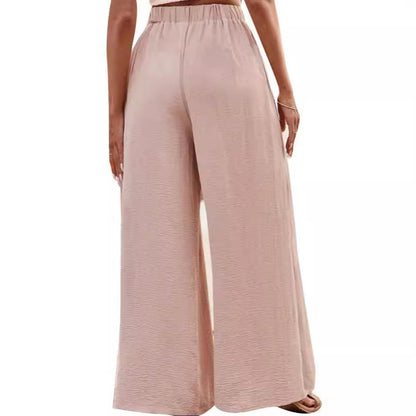 Women's High Waist Palazzo Pants Casual Style