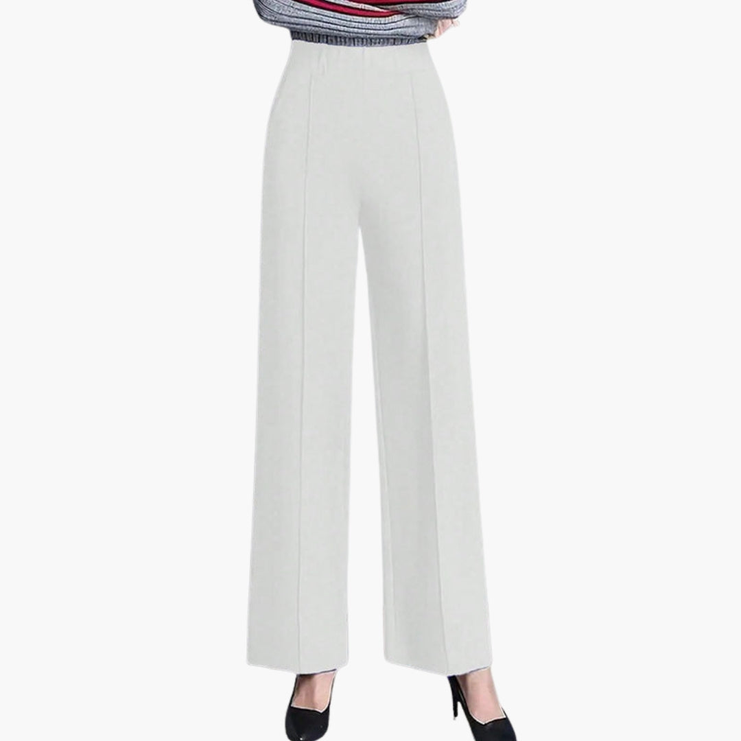 Women's High Waist Palazzo Pants Side Pleated
