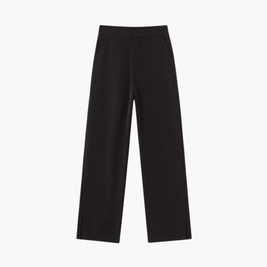 Women's Wide Leg Palazzo Pants Side Slit Design - Fashinoza