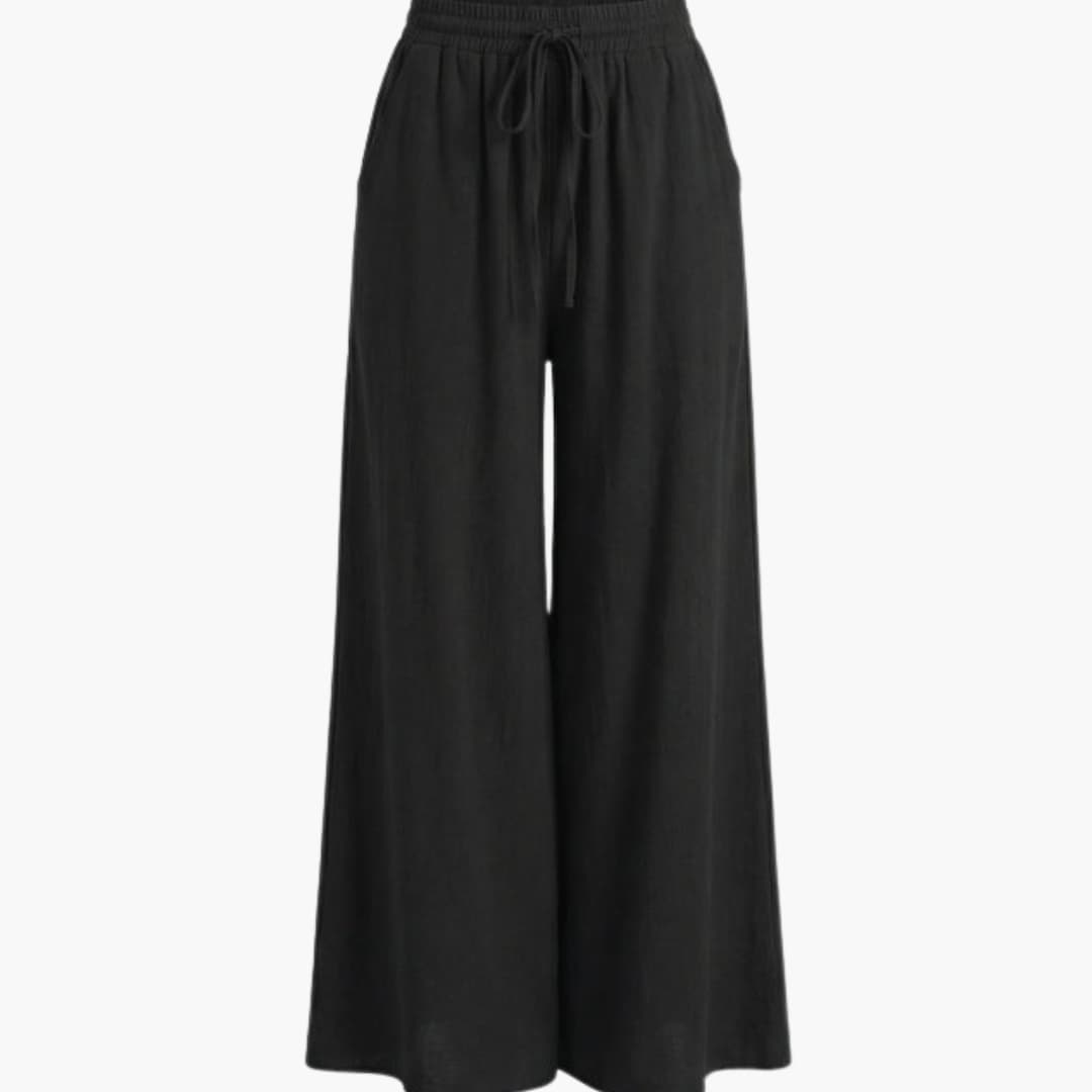 Women's Palazzo Pants Elastic Waistband