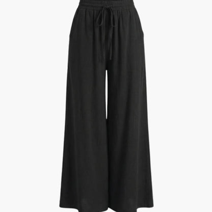 Women's Palazzo Pants Elastic Waistband