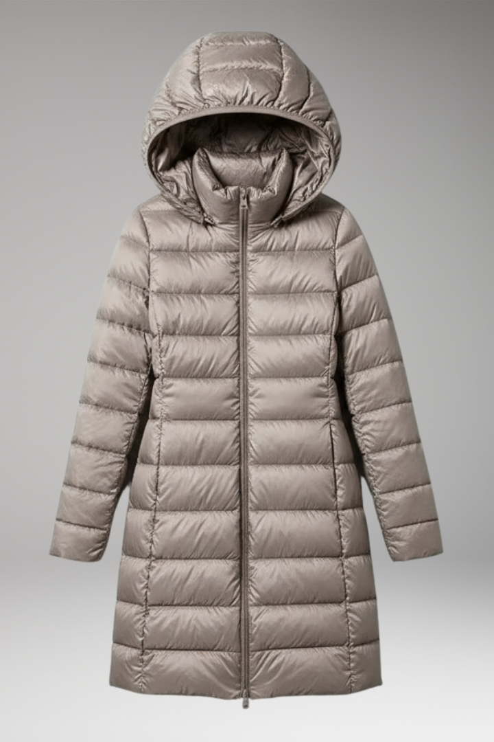 Women's Hooded Parka Jacket Waterproof - 
Fashinoza