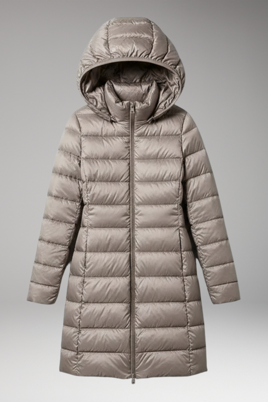Women's Hooded Parka Jacket Waterproof - 
Fashinoza