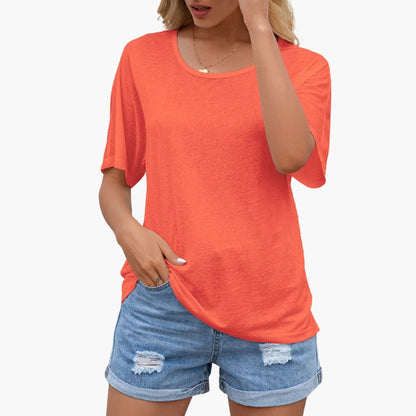 Women's Plus Size Short Sleeve T-Shirt - Fashinoza