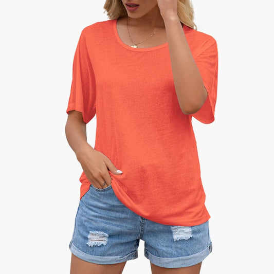 Women's Plus Size Short Sleeve T-Shirt - Fashinoza