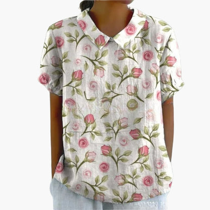 Women's Long Sleeve Button-Down Shirt Loose Fit