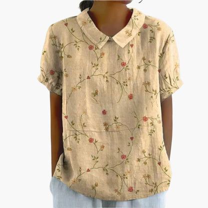 Women's Long Sleeve Button-Down Shirt Loose Fit